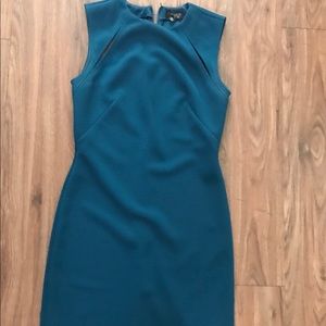 Topshop Teal Bodycon Dress